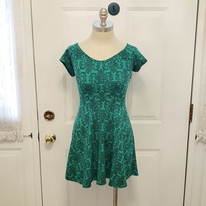 Brocade Pattern Dress